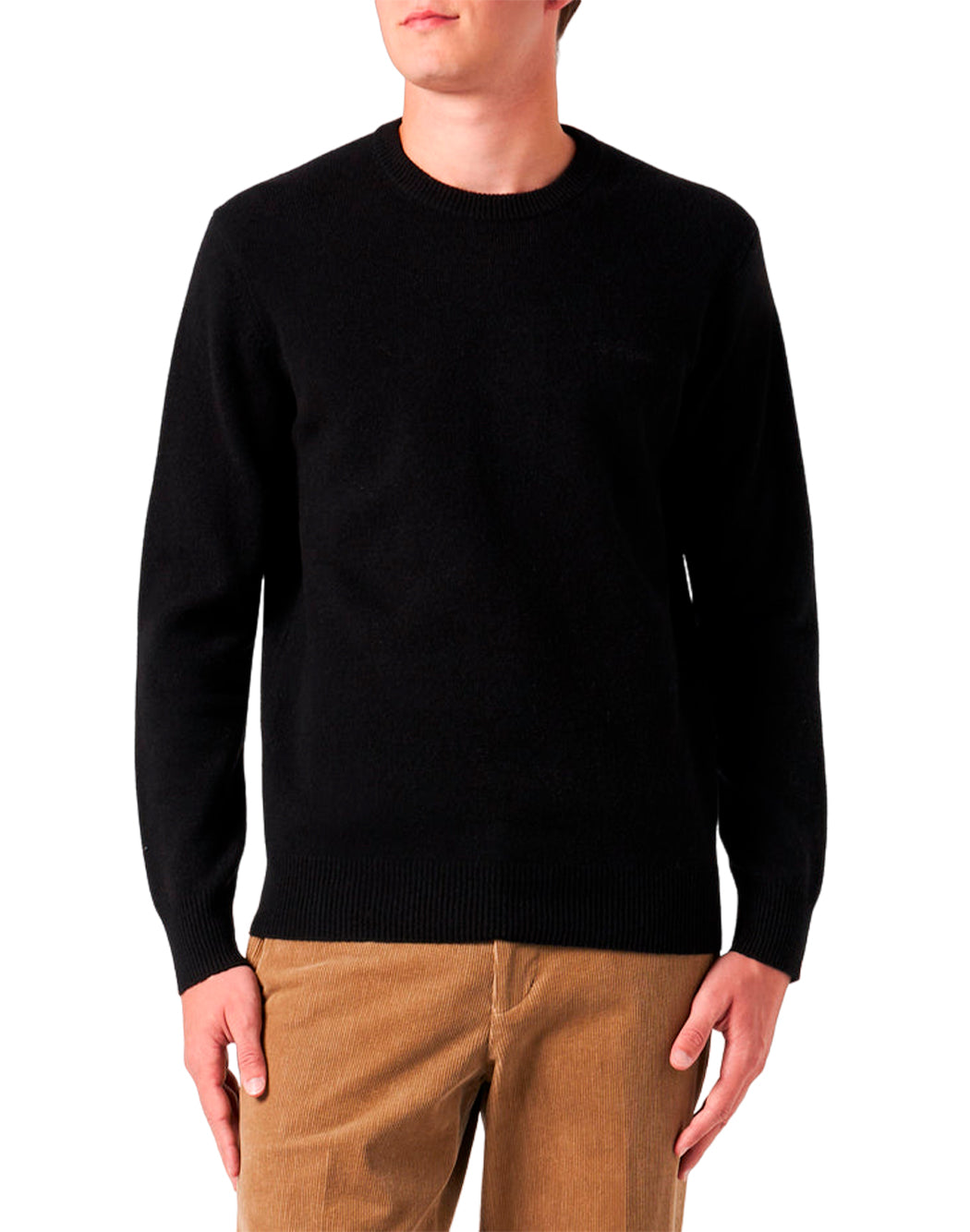 Mc2 Saint Barth MAGLIA CON LOGO RICAMATO Nero