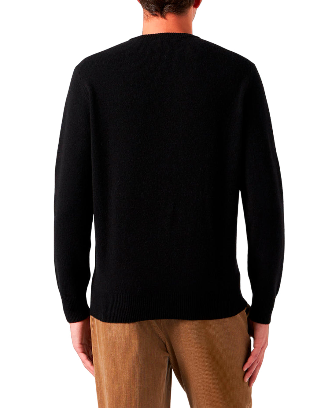 Mc2 Saint Barth MAGLIA CON LOGO RICAMATO Nero