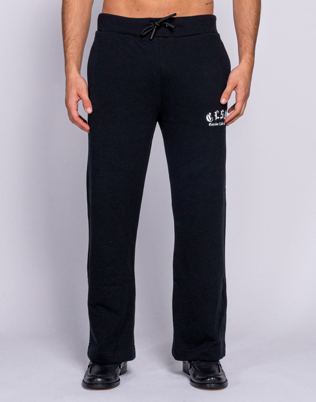 Pants with mini side logo