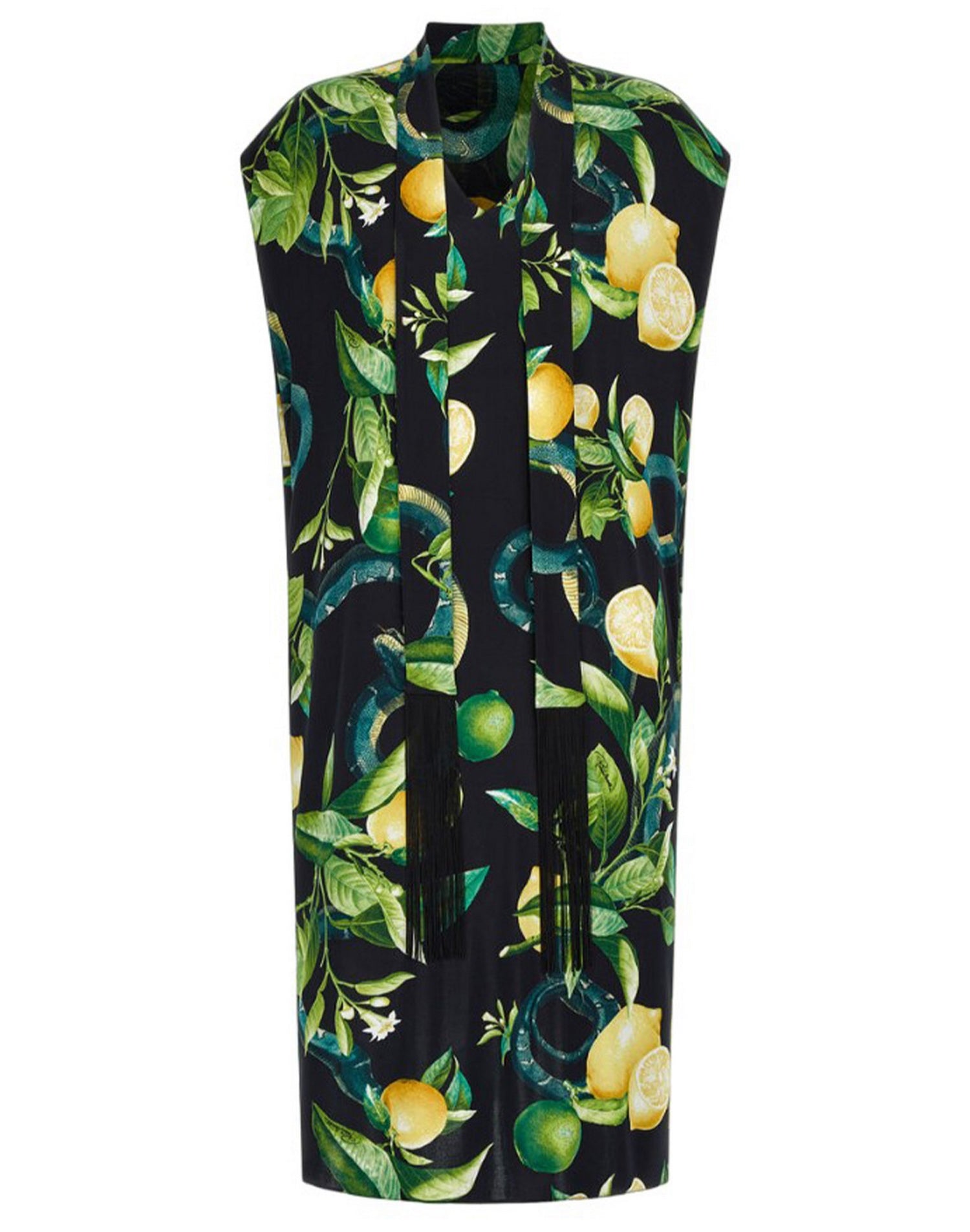 DRESS WITH LEMON PRINT