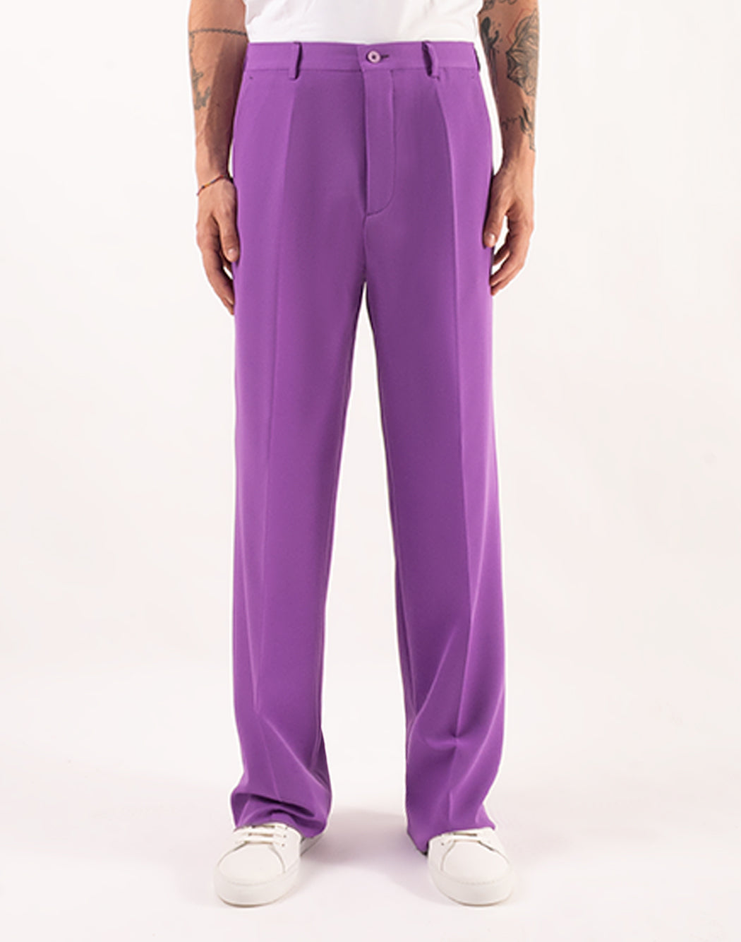 "Corsinelabedoli PANTALONI "CARLO 4" Viola"