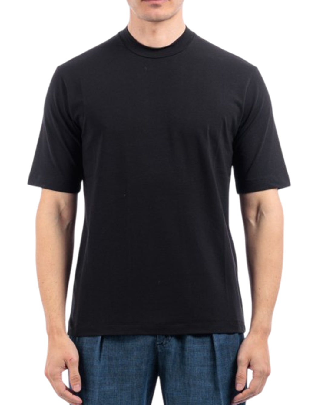 Daniele Fiesoli T-SHIRT GIROCOLLO A MANICHE CORTE Nero