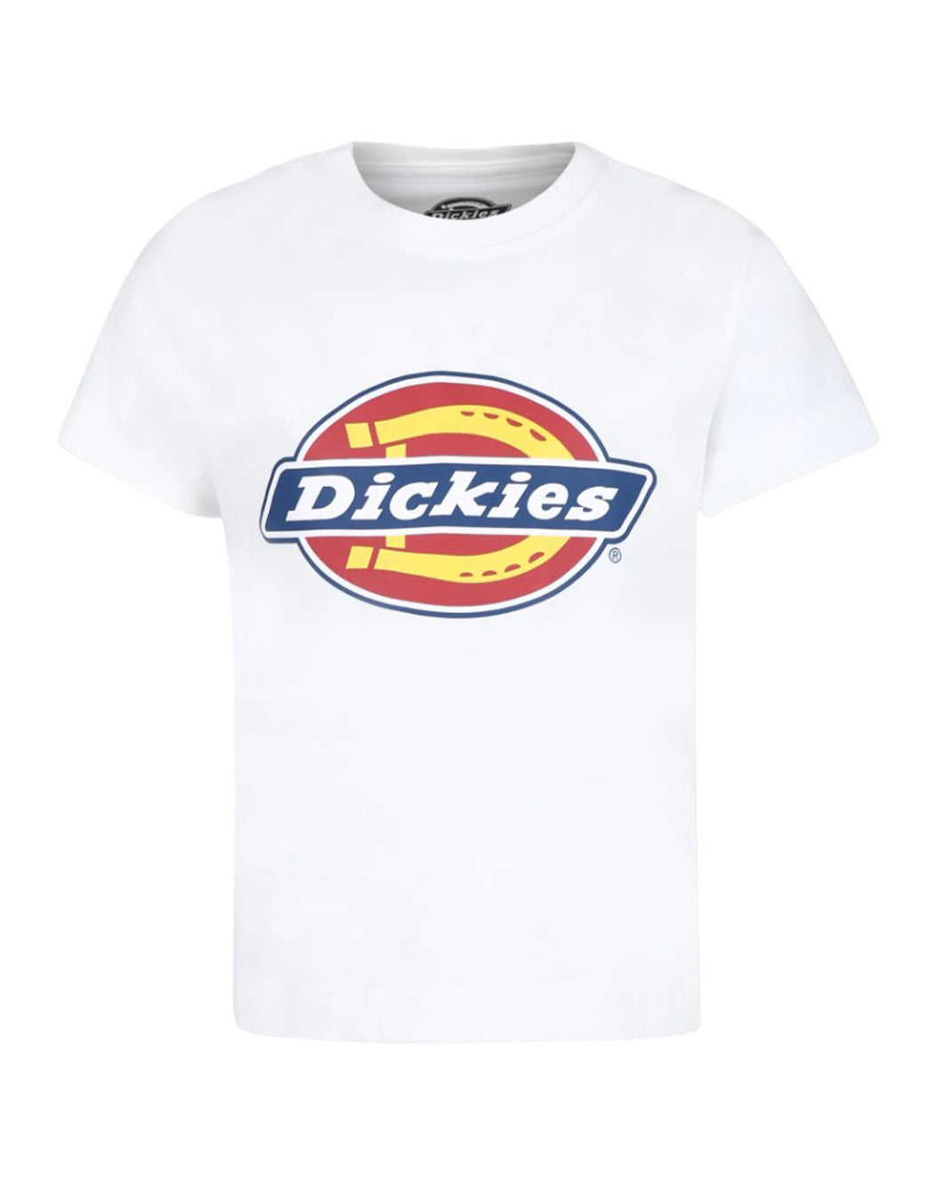"Dickies T-SHIRT CON LOGO "ICON" Bianco"