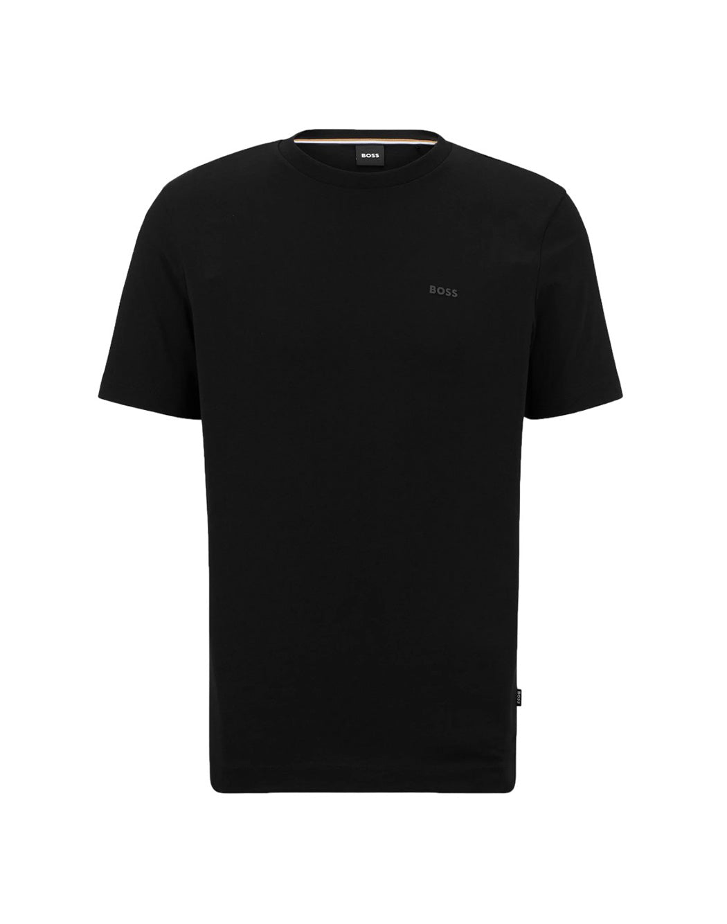 Boss T-SHIRT CON RIGHE SULLA NUCA Nero