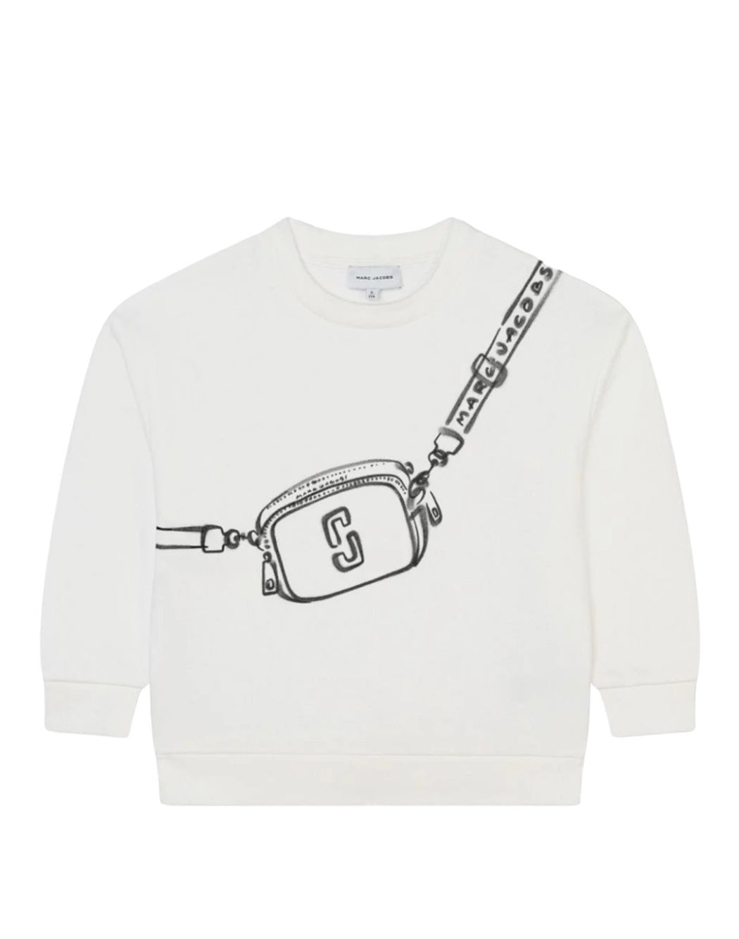 SWEATSHIRT WITH BAG PRINTED ON THE FRONT