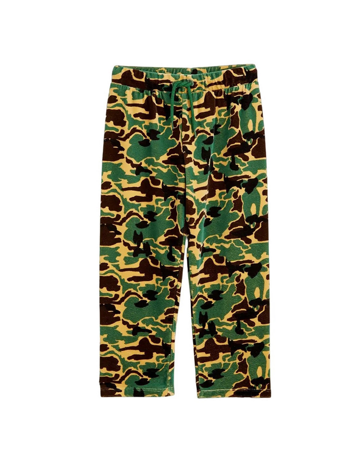 PANTALONI CAMO VELOUR