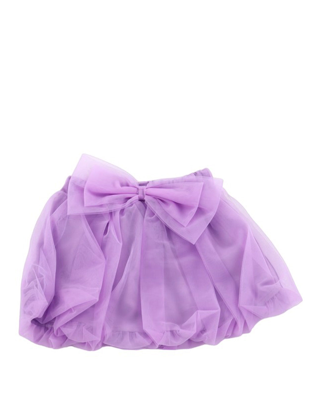 MINI SKIRT WITH TONE-ON-TONE BOW