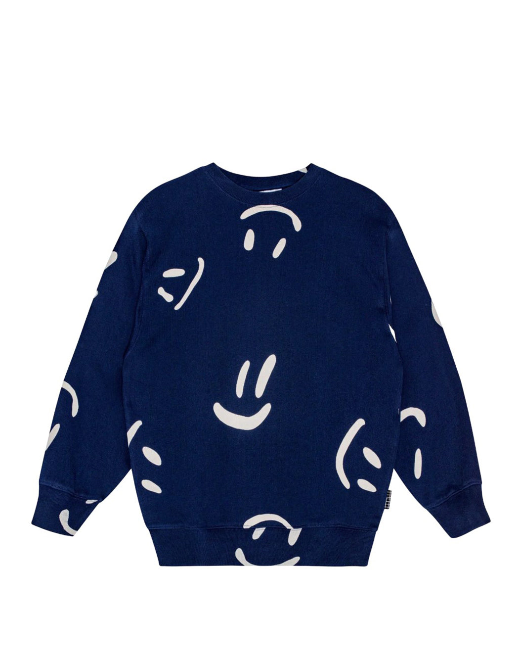 Sweatshirt with smile printing