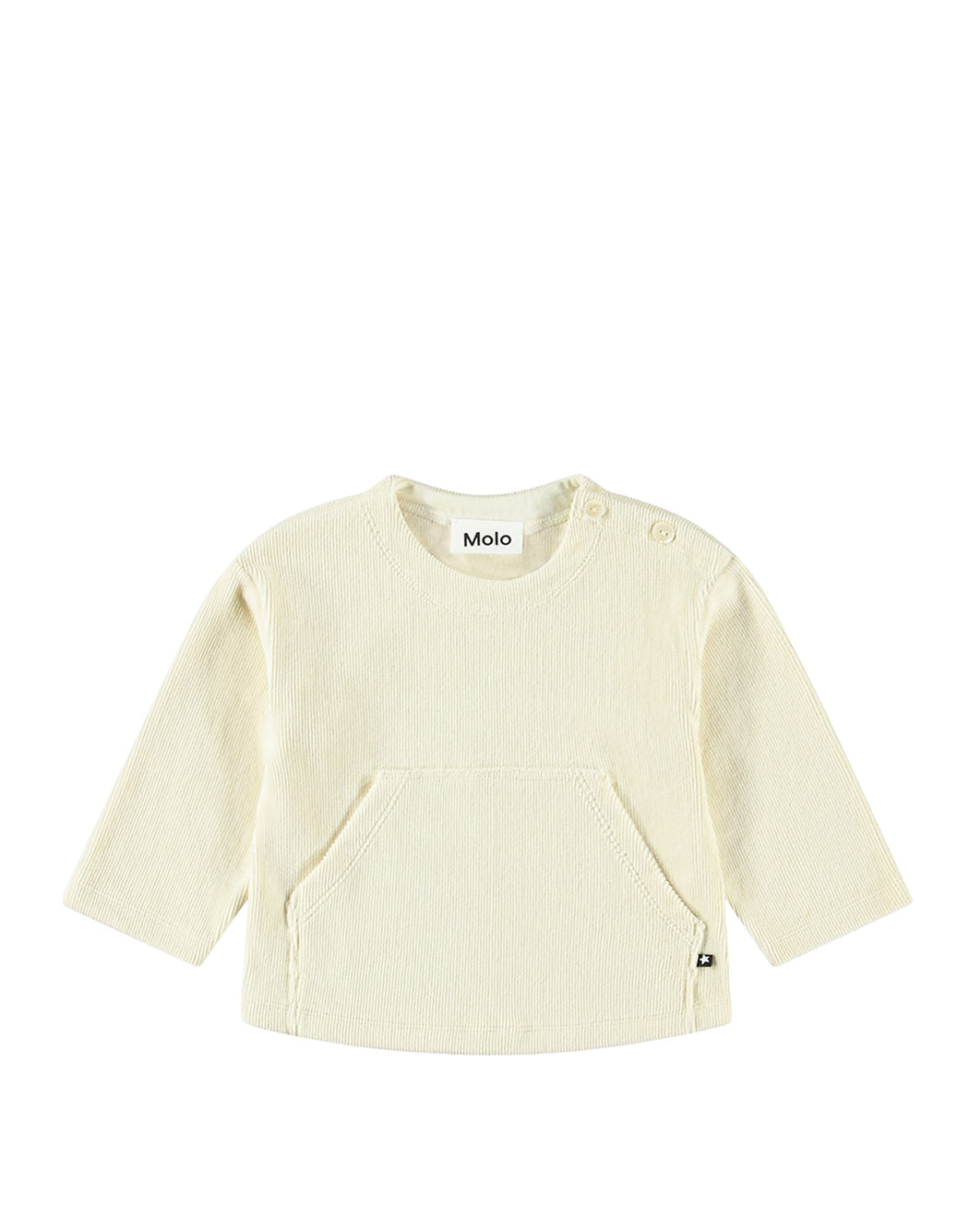 SWEATER WITH BUTTONS ON THE SHOULDER