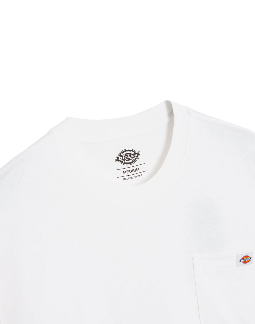 Dickies T-SHIRT CON PATCH LOGATA Bianco
