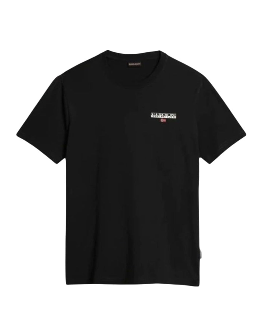 Napapijri T-SHIRT CON STAMPA POSTERIORE 3D Nero