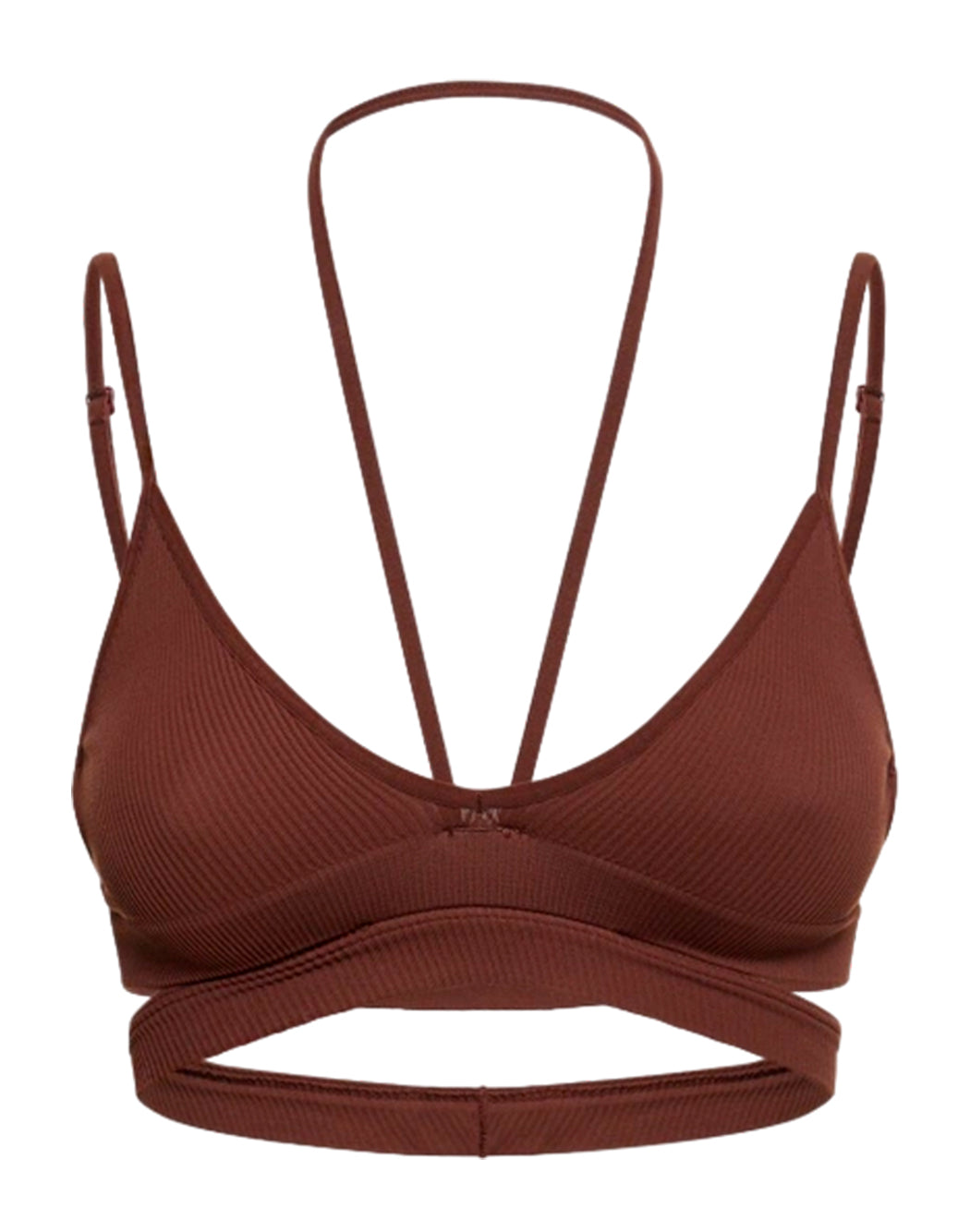 SOUTIEN-GORGE CÔTELÉ AVEC DÉCOUPE