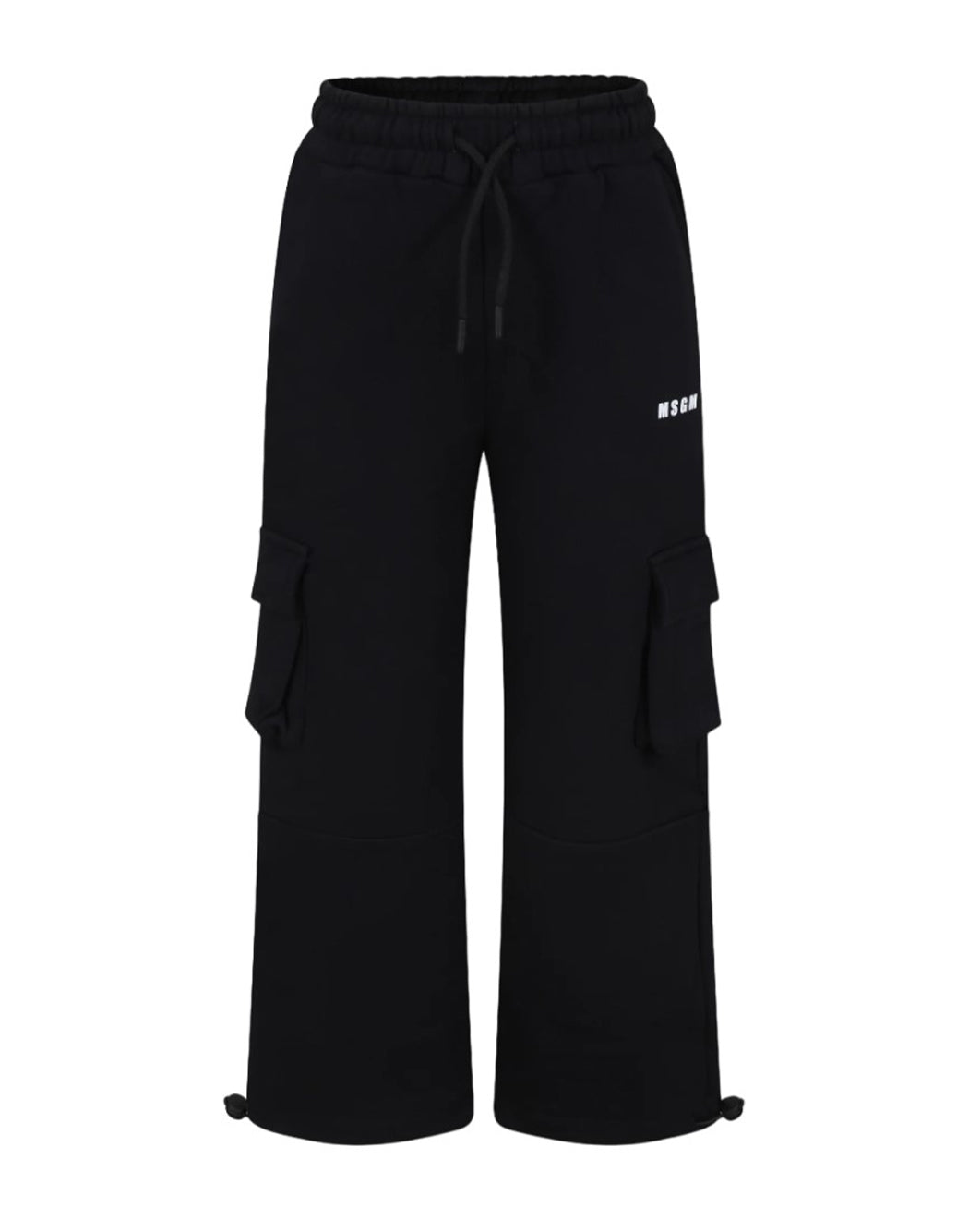 PANTALON CARGO AVEC LOGO CONTRASTÉ
