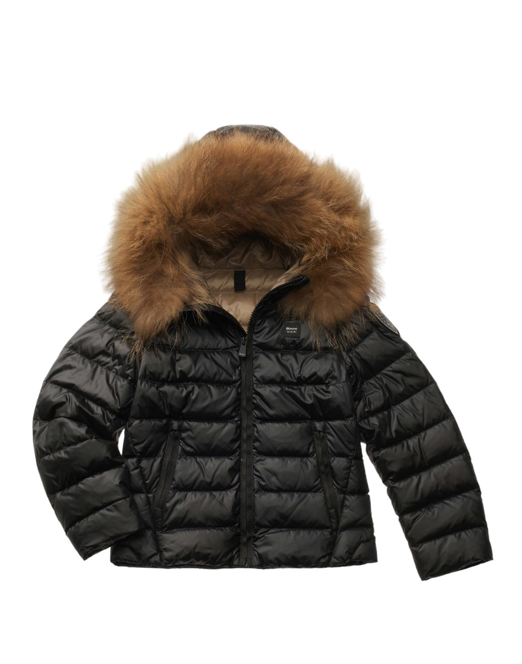 Chaquetas cortas de plumas
