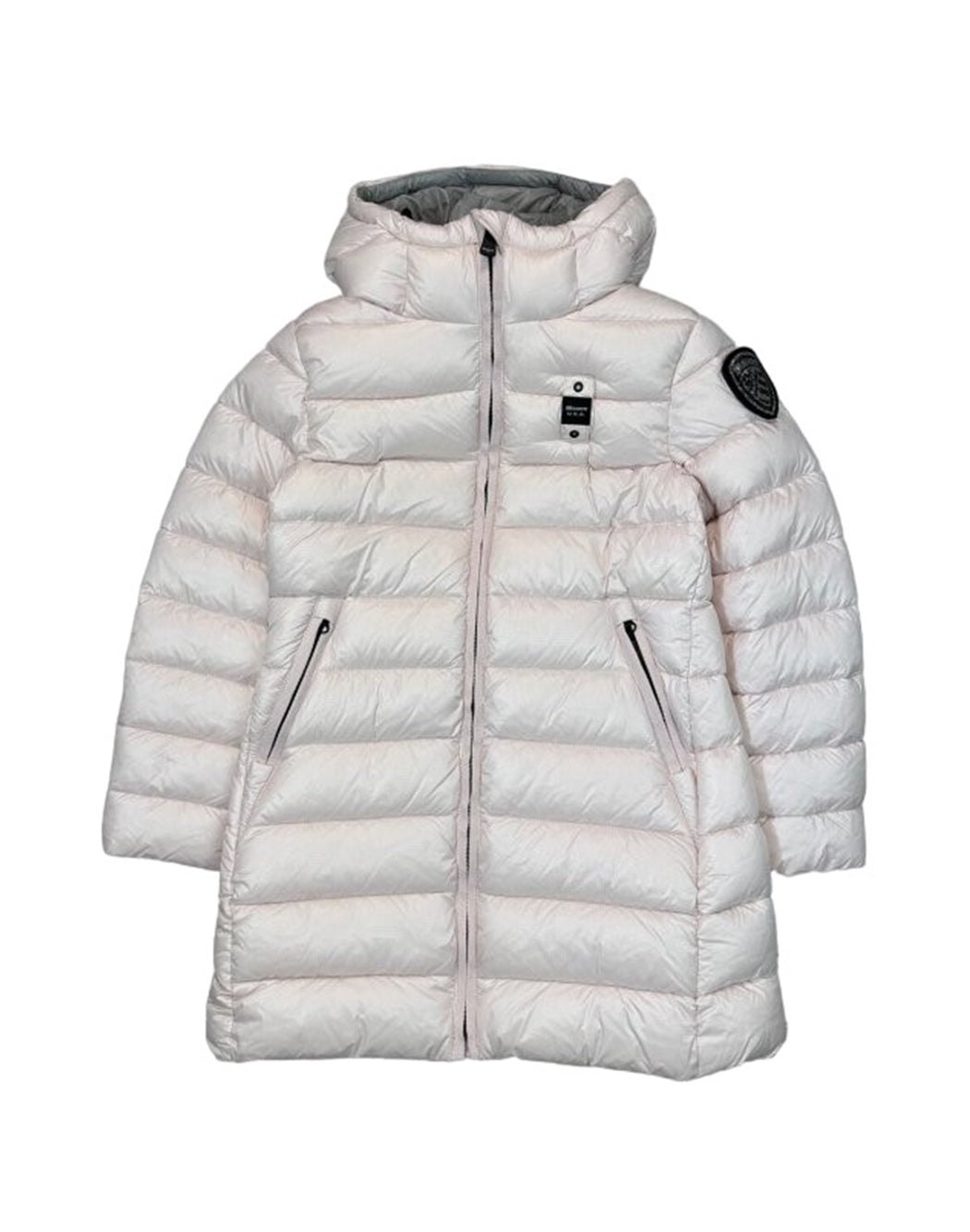 Blauer PIUMINO LUNGO CON PATCH Grigio