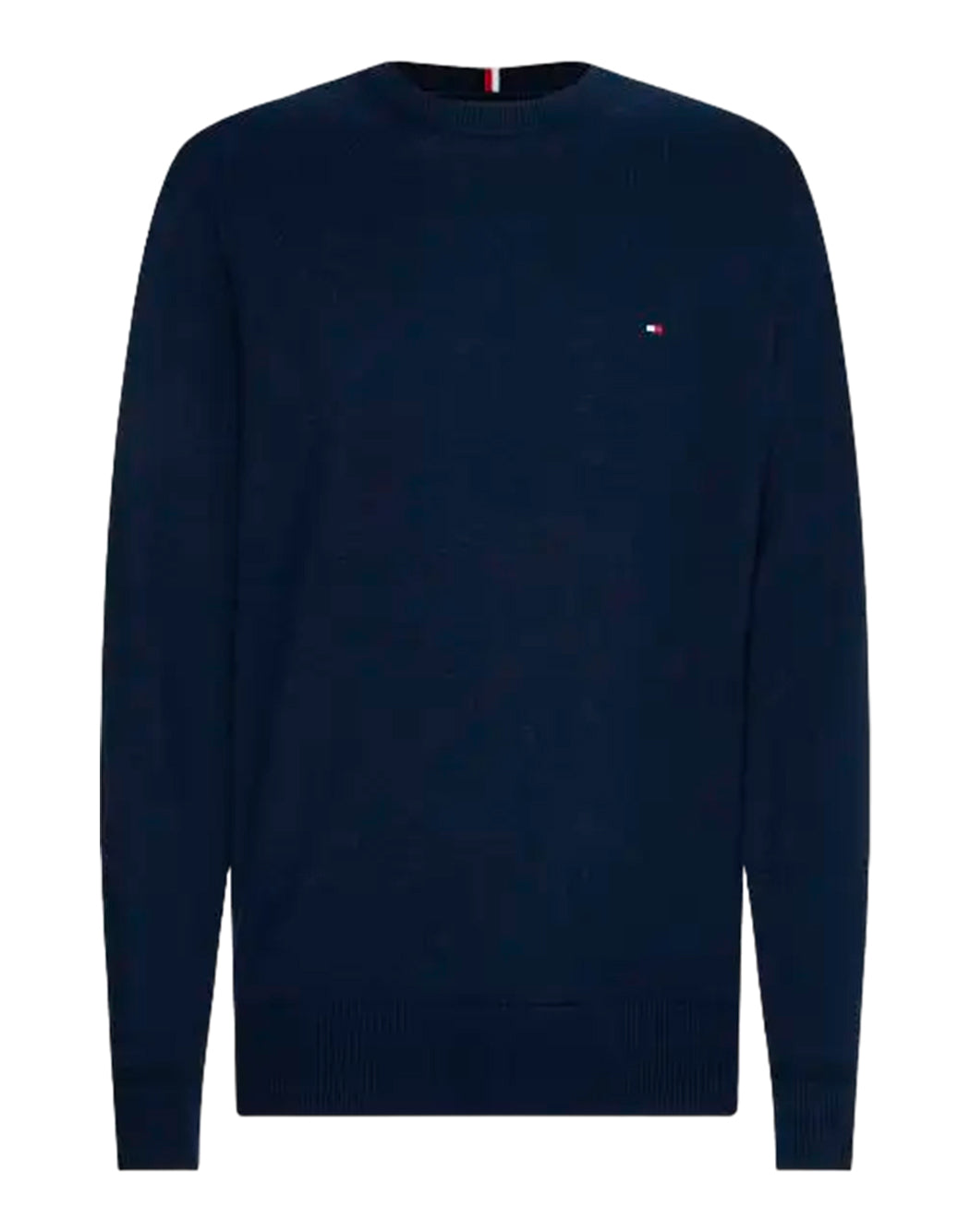 Tommy Hilfiger PULLOVER CON LOGO RICAMATO Blu