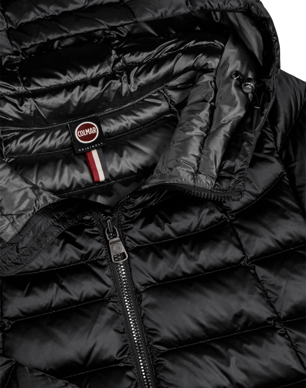 Colmar PIUMINO CON PATCH LOGATA LATERALE Nero