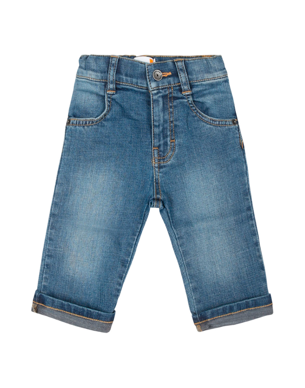 JEAN AVEC PATCH LOGO AU DOS