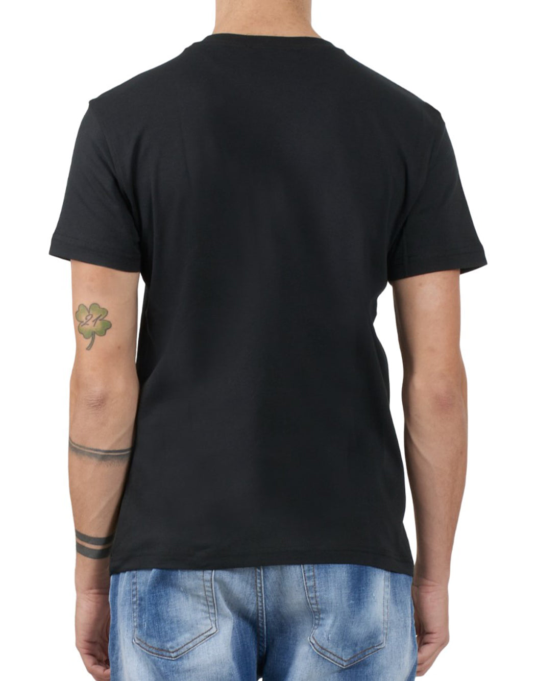 John Richmond T-SHIRT CON LOGO IMPRESSO Nero
