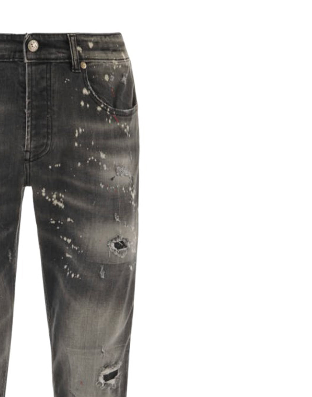 John Richmond JEANS CON STRAPPI Grigio