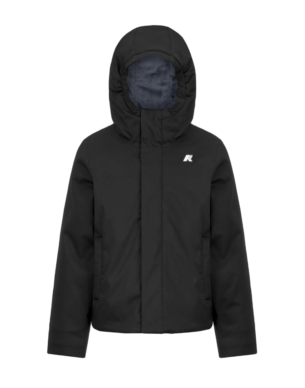 K-way PIUMINO P. JACKO TWILL MARMOTTA Nero