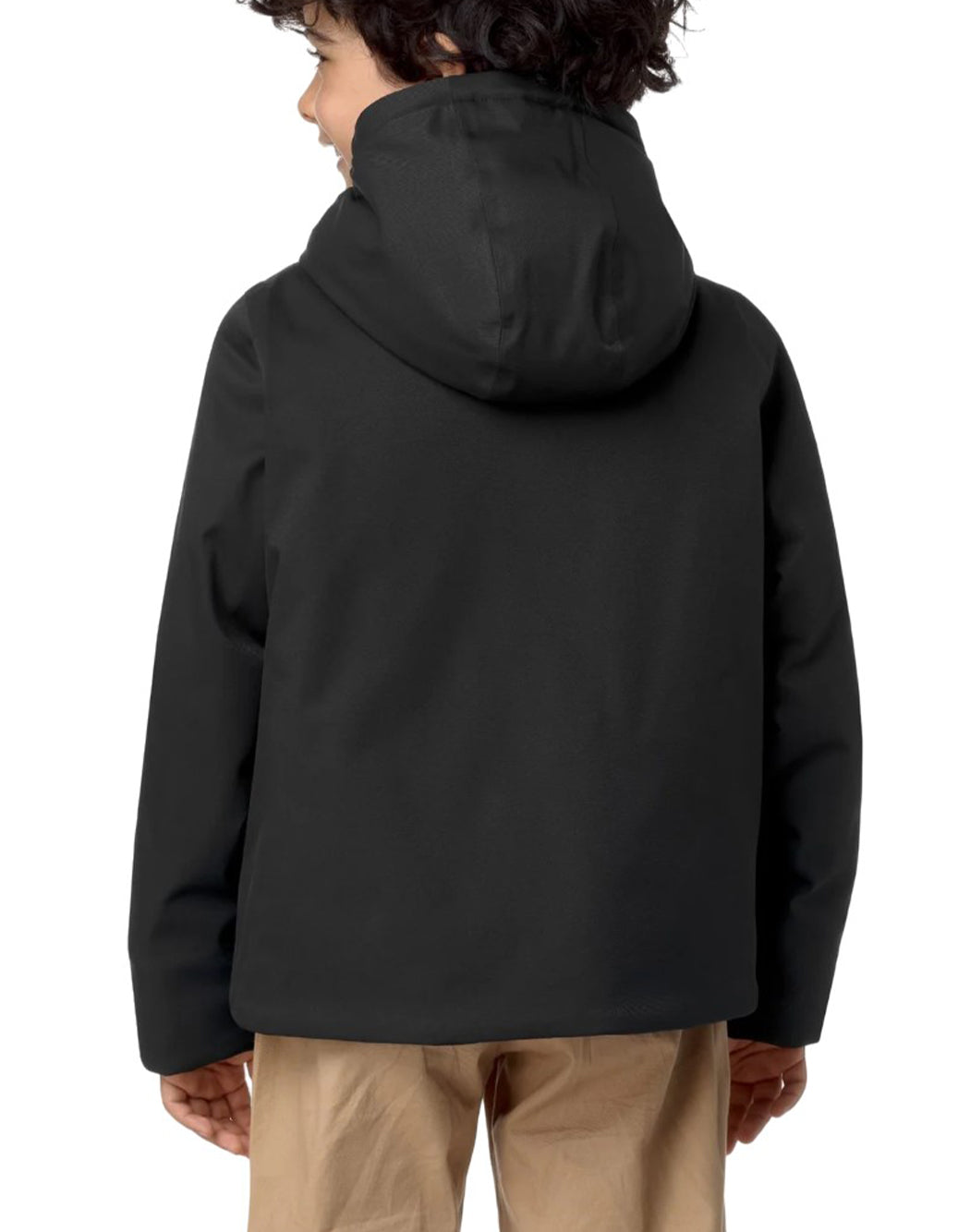K-way PIUMINO P. JACKO TWILL MARMOTTA Nero