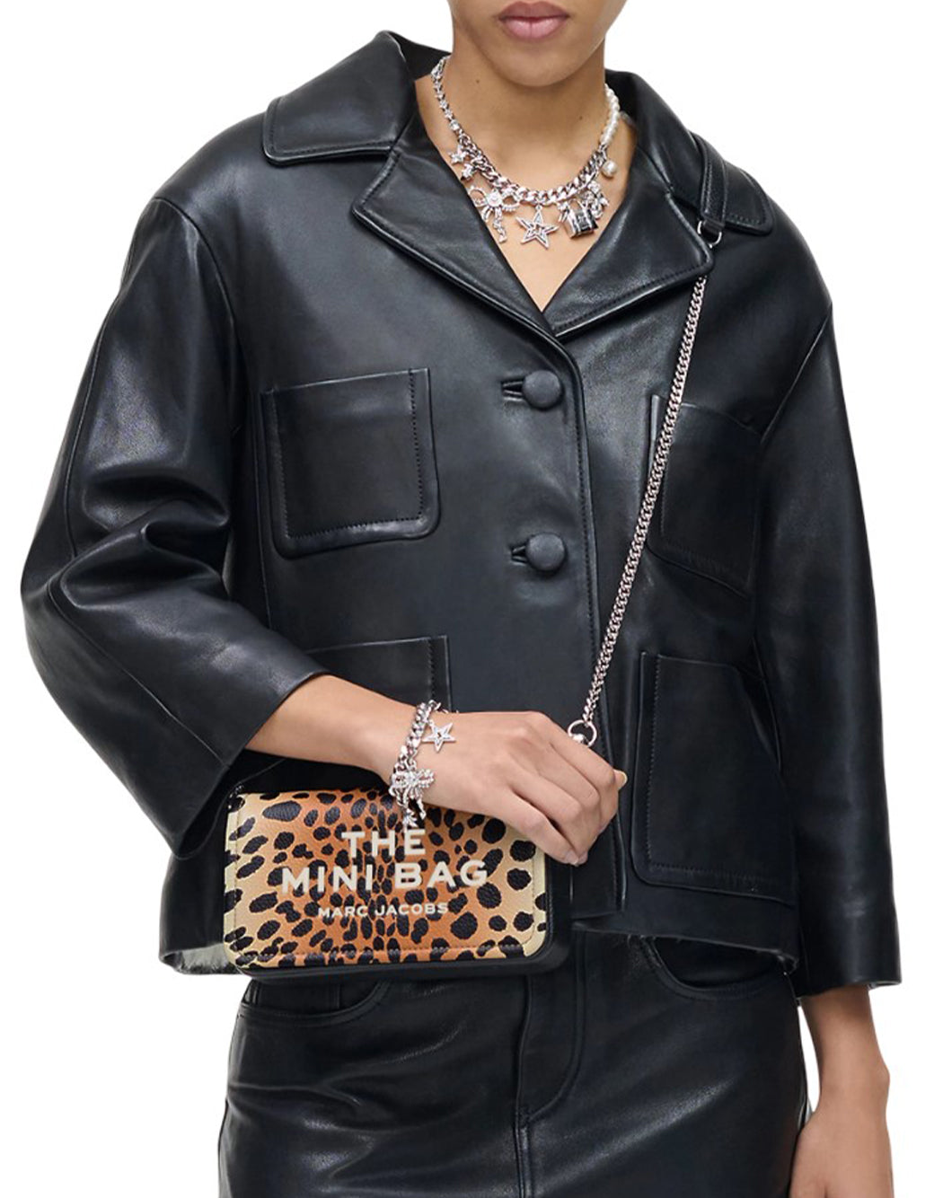 Marc Jacobs THE CHEETAH CHAIN MINI BAG Multicolor