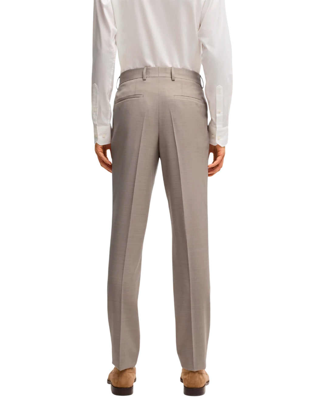 Boss Abito slim fit con microfantasia Neutro