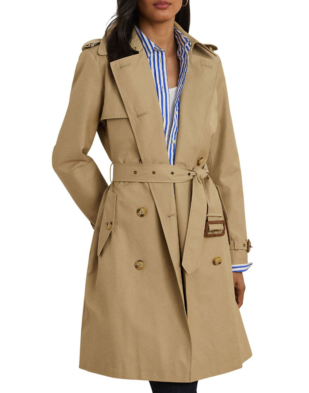 Lauren Ralph Lauren TRENCH DOUBLE-BREASTED Neutro