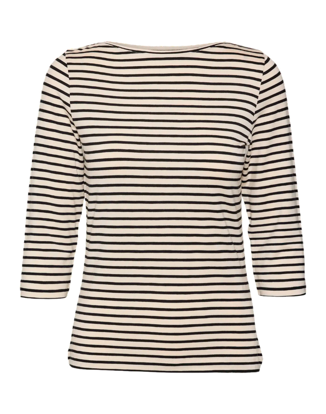 "Vero Moda "AWFIONA 3/4" TOP CON SCOLLO A BARCA Neutro"