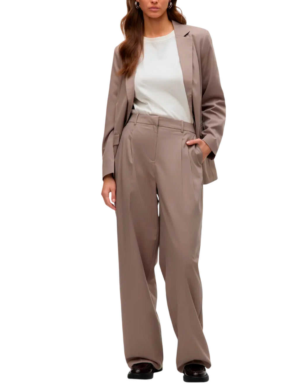 "Vero Moda "VMNILA" PANTALONE CLASSICO 30" Marrone"