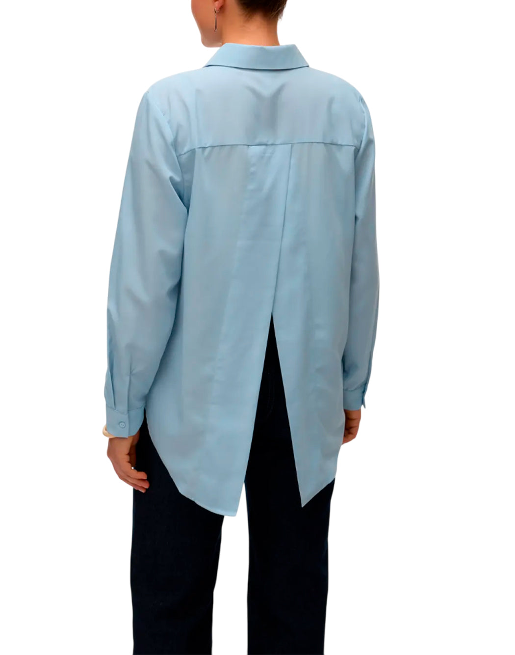 "Vero Moda "VMVERA" CAMICIA OVER Blu"