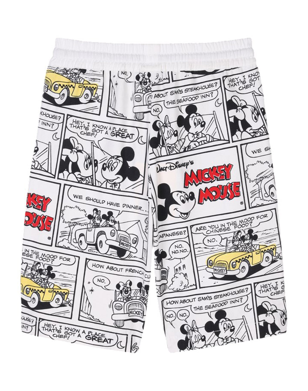 The Marc Jacobs SHORTS CON STAMPA MICKEY MOUSE Bianco