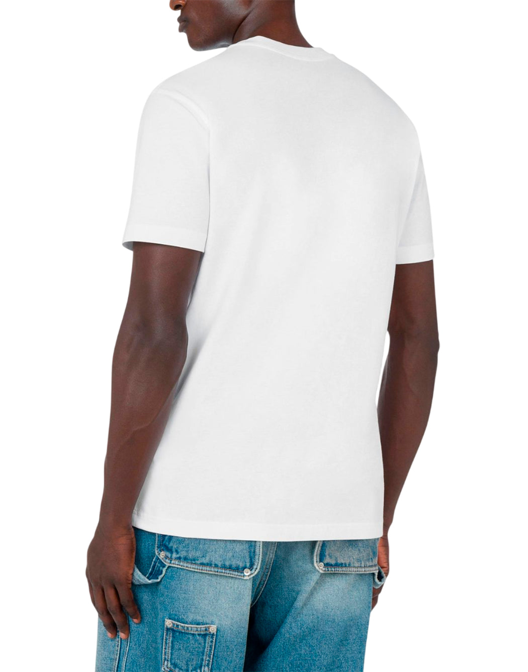 "Moschino T-SHIRT CON LOGO "LAUREL CROWN" Bianco"