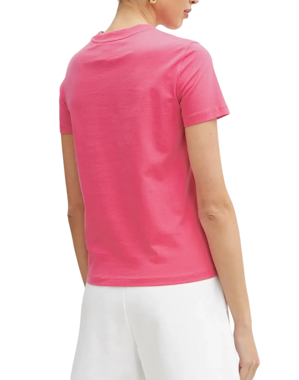 Versace Jeans Couture T SHIRT CON STAMPA Rosa
