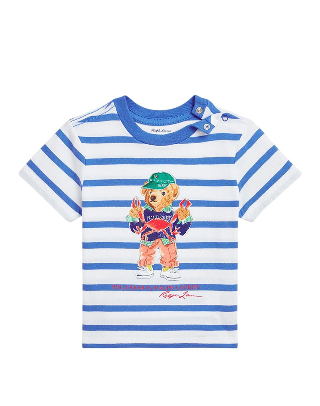 Ralph Lauren T-SHIRT POLO BEAR Blu