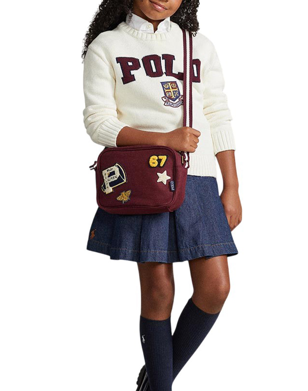 Ralph Lauren MAGLIONE LETTERMAN Bianco