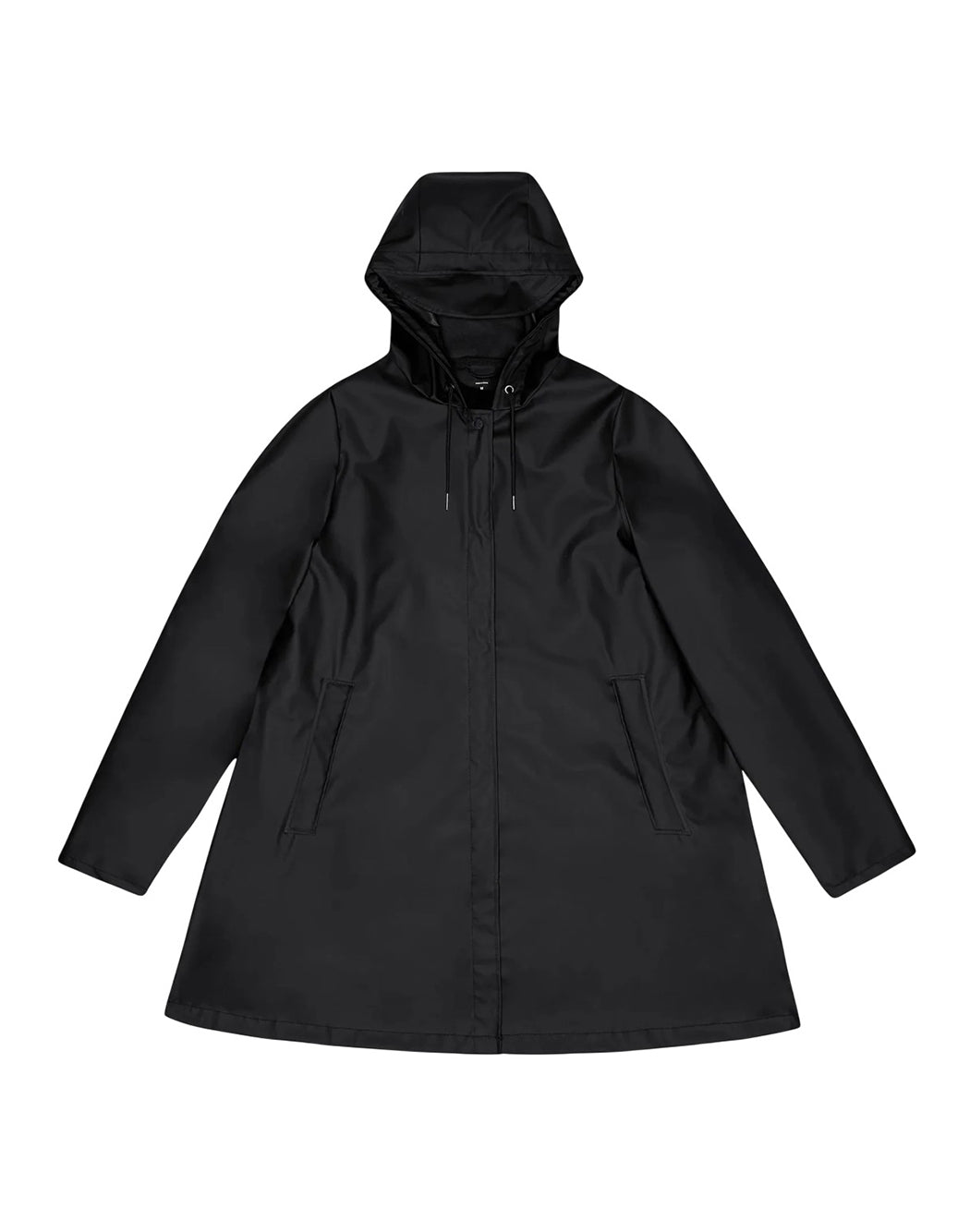 Rains IMPERMEABILE A-LINE JACKET Nero