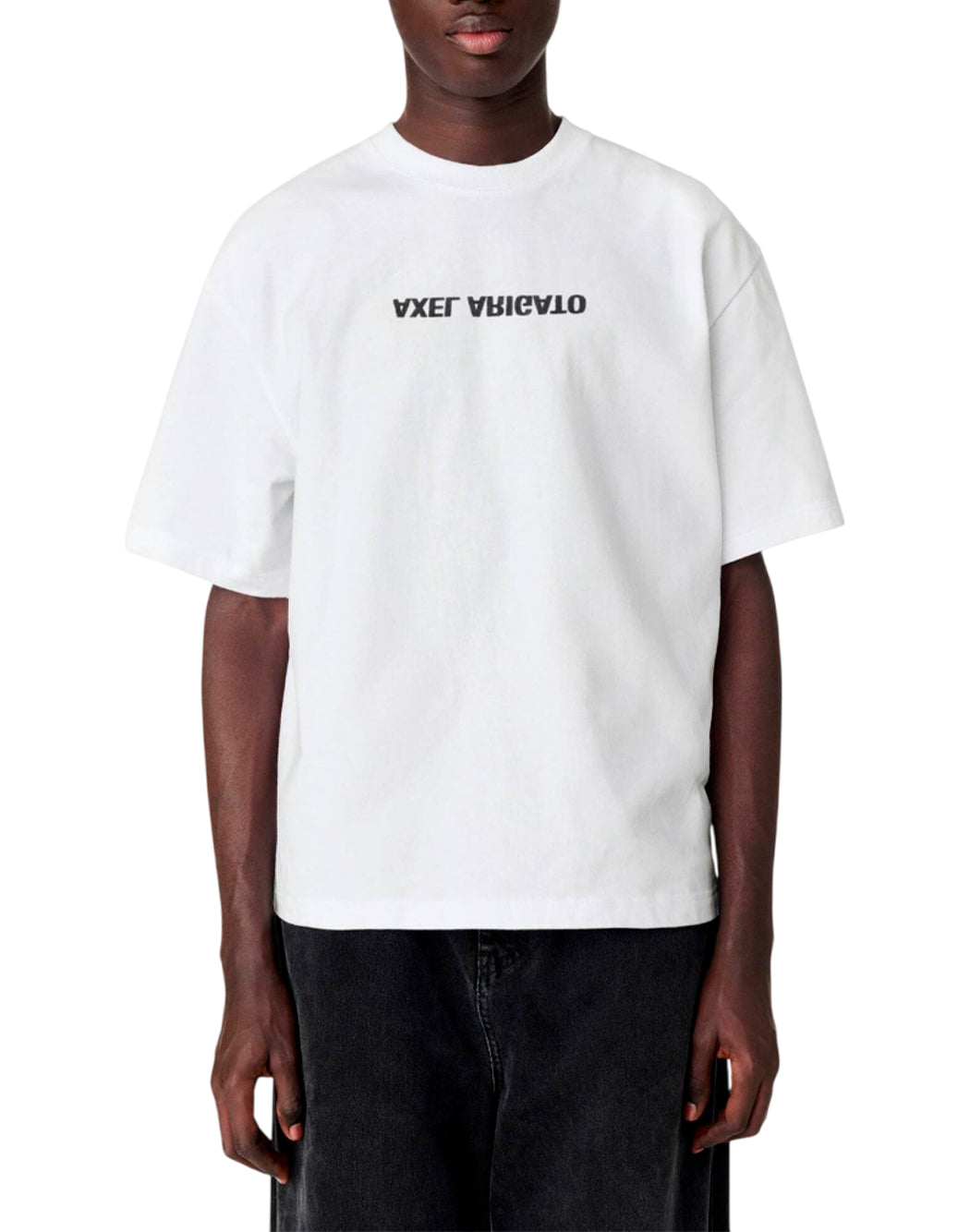 "Axel Arigato T-SHIRT "DISTORT" Bianco"