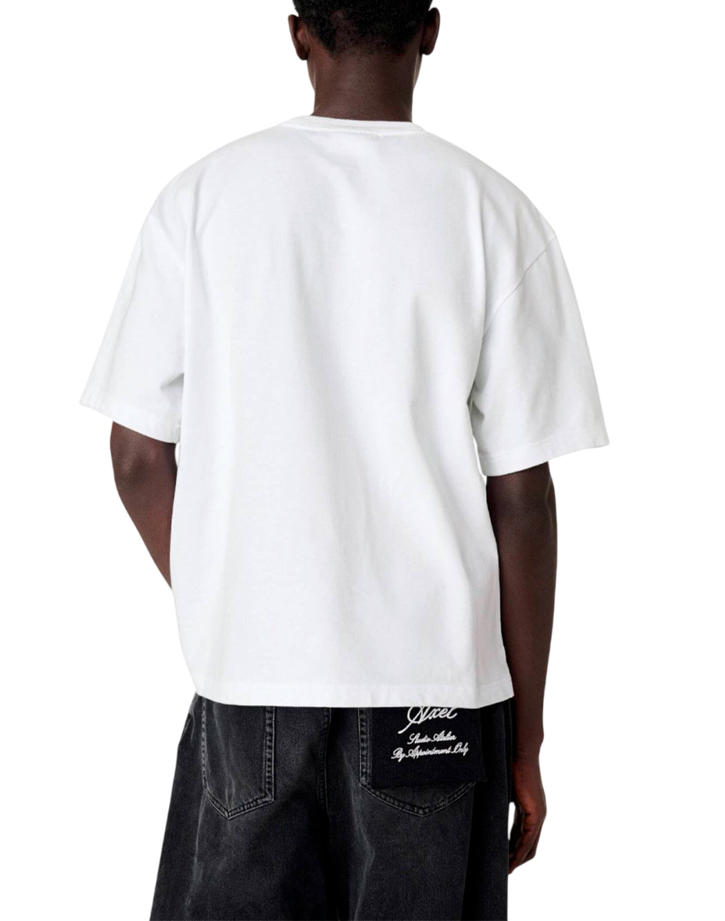 "Axel Arigato T-SHIRT "DISTORT" Bianco"