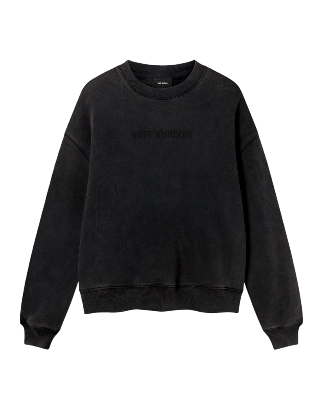 Axel Arigato FELPA OVERSIZE DISTORT Nero