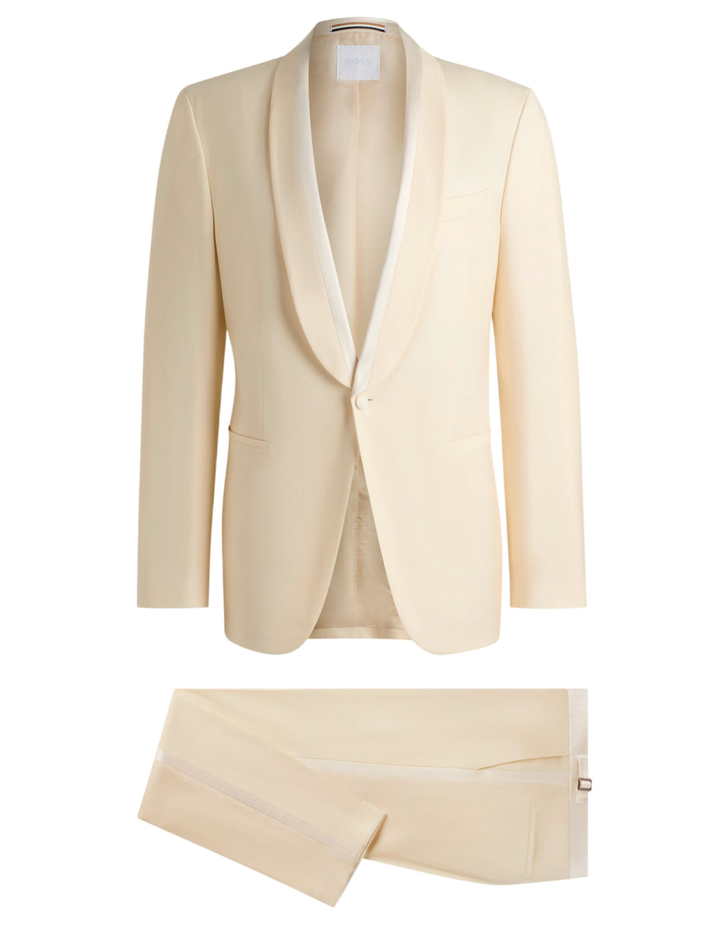 Boss SMOKING CON RIFINITURE Bianco