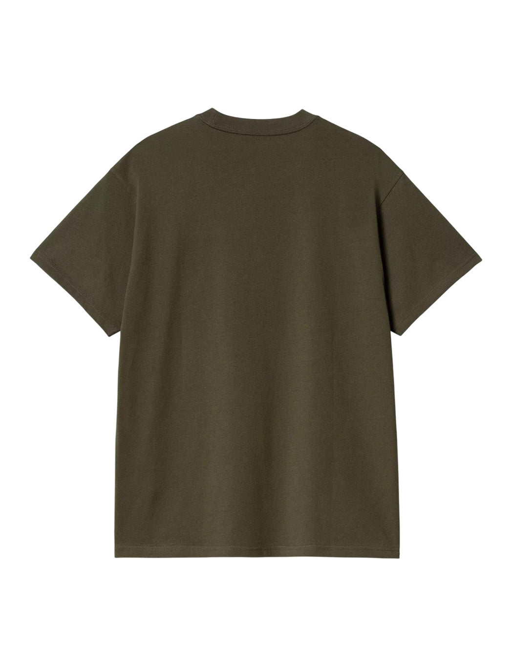 Carhartt Wip T SHIRT CON LOGO RICAMATO Marrone