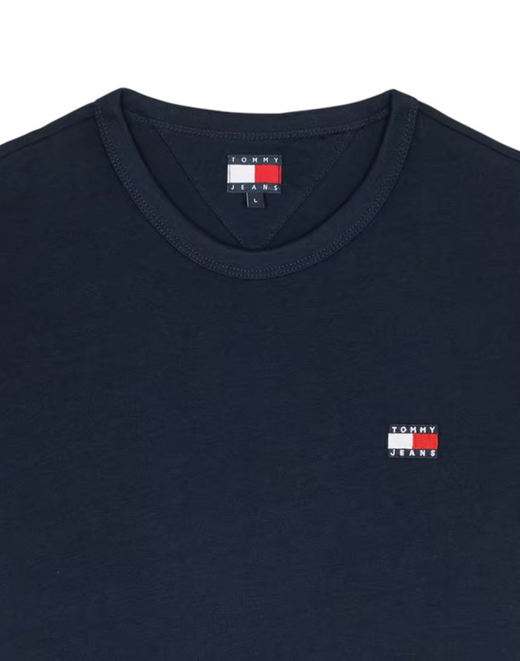 Tommy Hilfiger Jeans T-SHIRT CON RICAMO LOGO Blu
