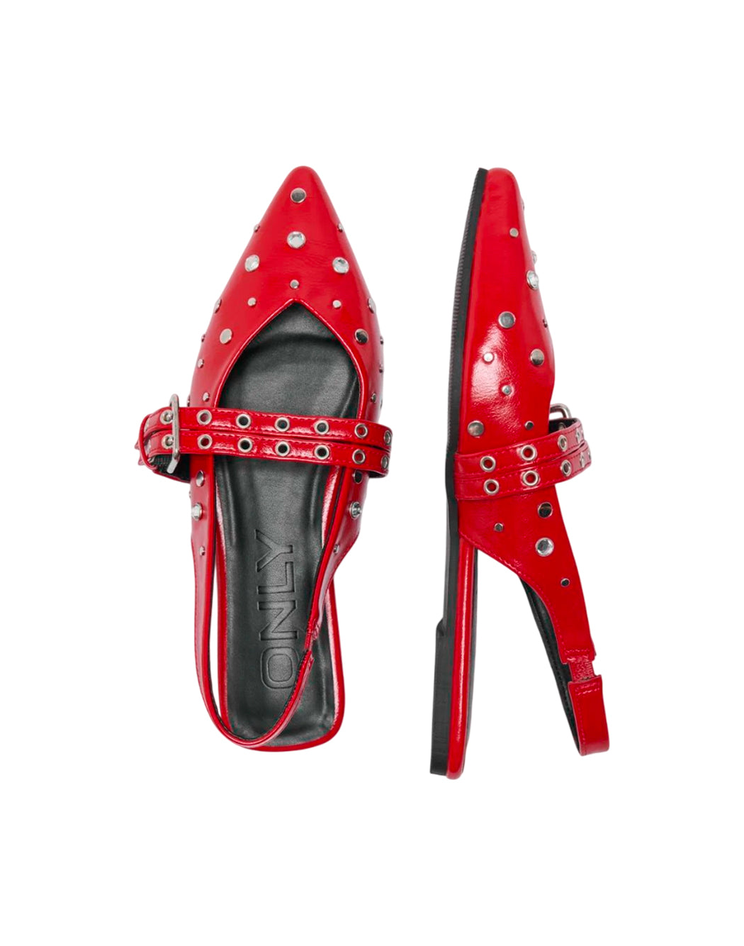 "Only "ONLAURA-5" SLINGBACK Rosso"