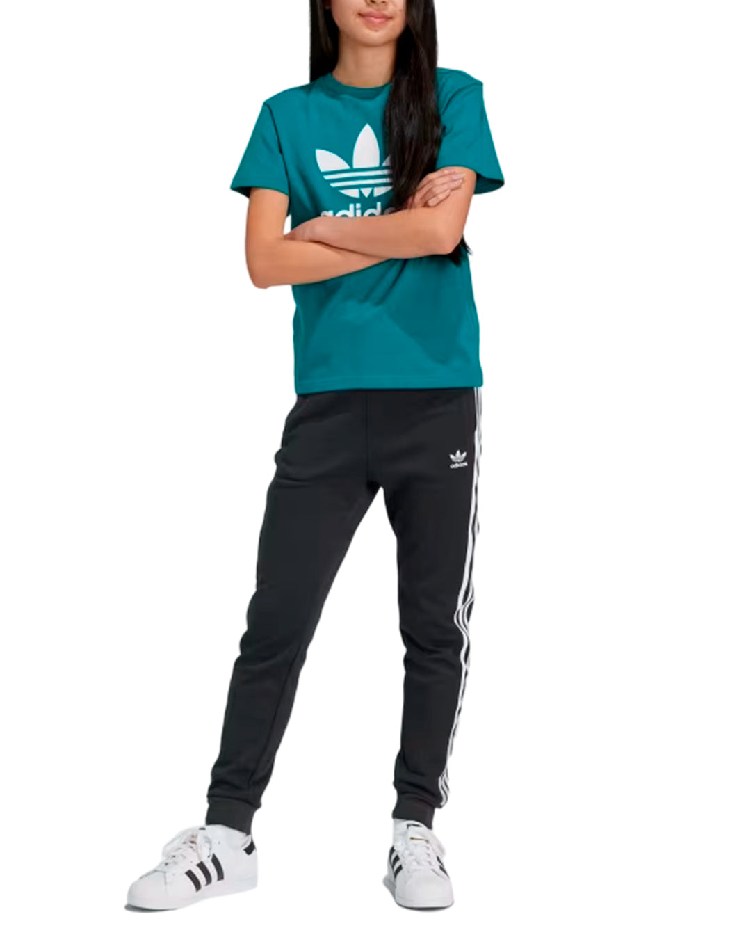 Adidas TREFOIL JOGGERS Schwarz