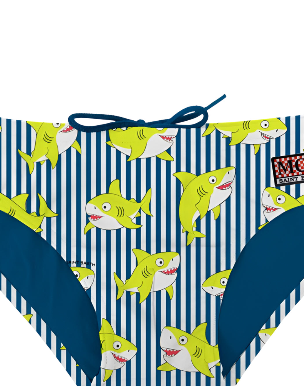 Mc2 Saint Barth SLIP MARE CON STAMPA SQUALI Blu
