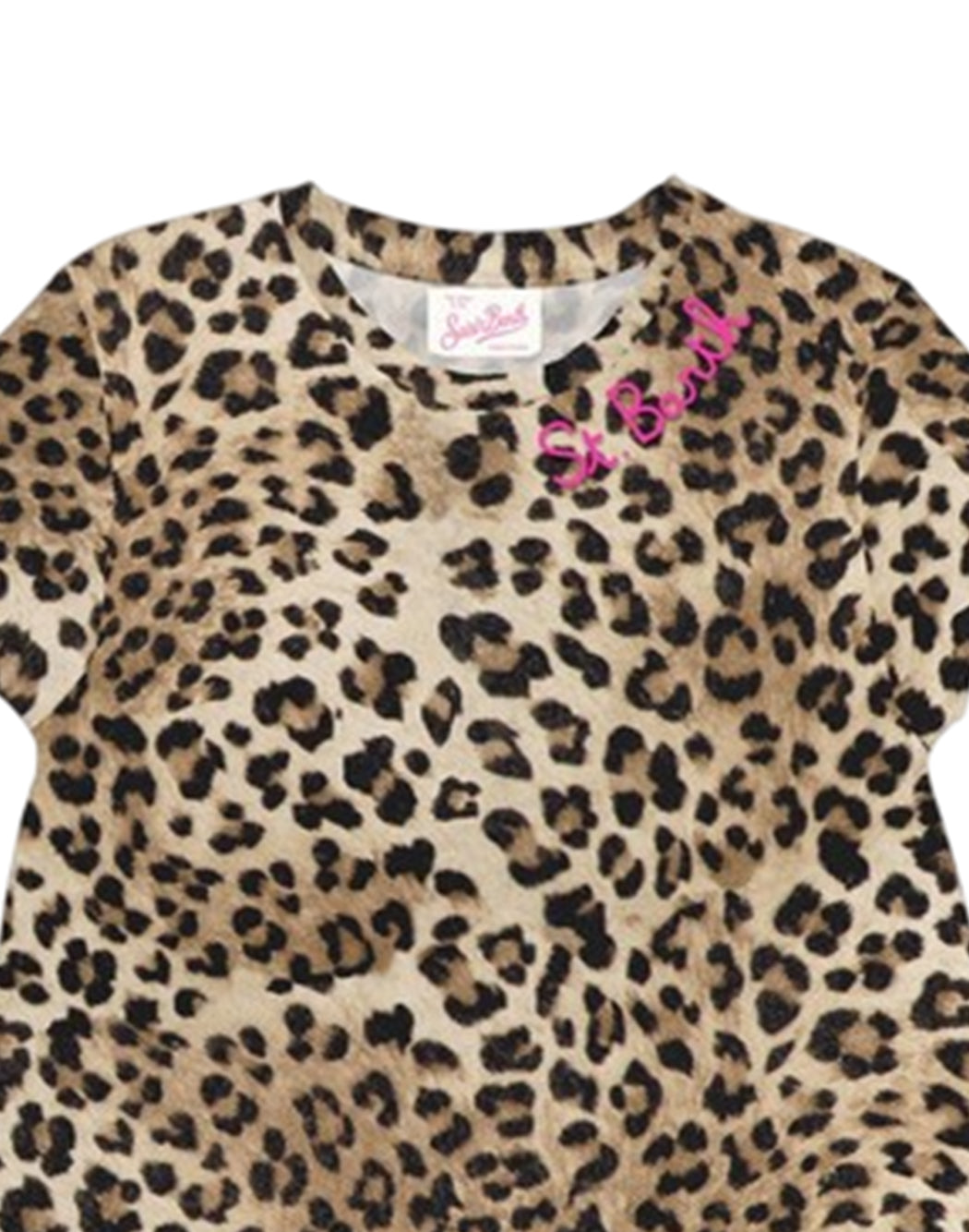 Mc2 Saint Barth ABITO ABBEY CON STAMPA ANIMALIER Marrone