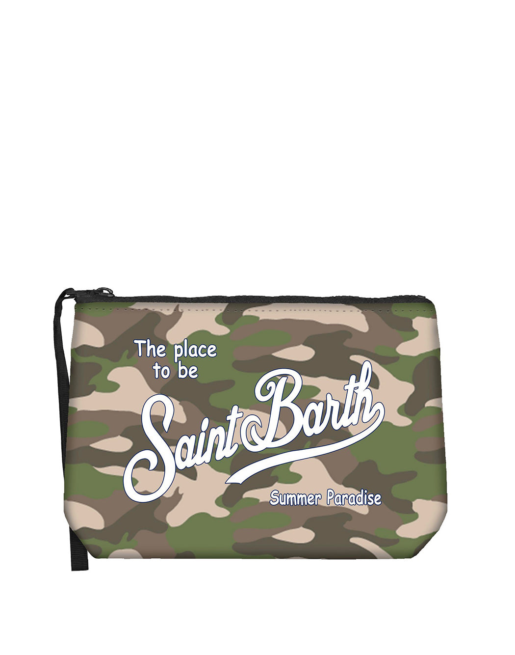 Mc2 Saint Barth POCHETTE ALINE CON STAMPA CAMOUFLAGE Verde