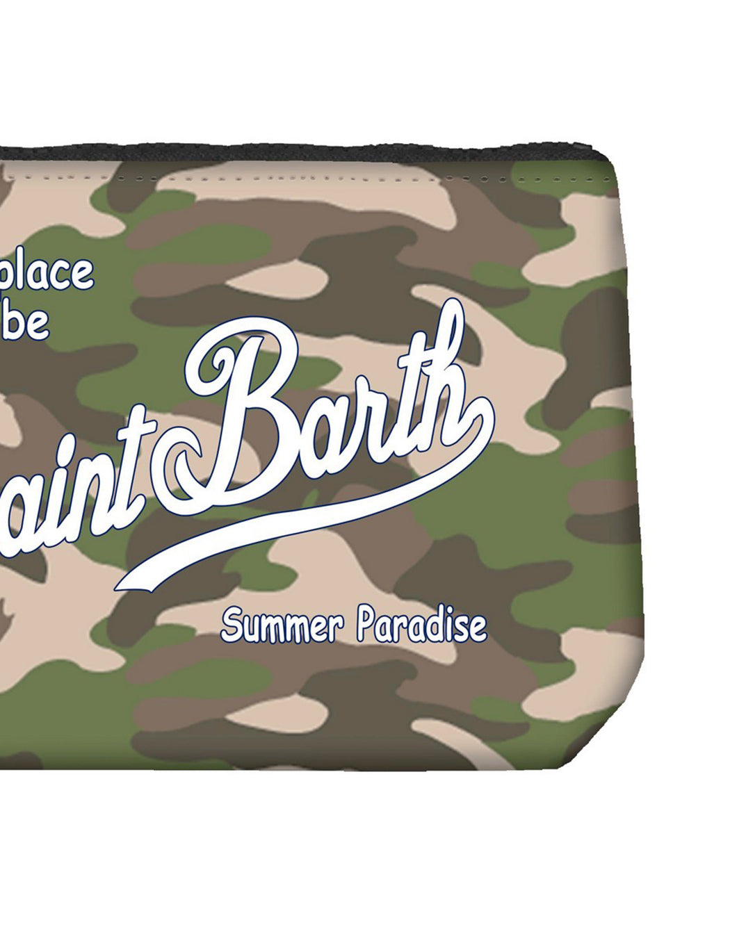 Mc2 Saint Barth POCHETTE ALINE CON STAMPA CAMOUFLAGE Verde